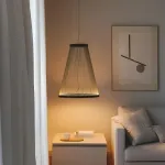 Подвесной светильник Array A H70 Beige с плафонами из нитей от Vinsa