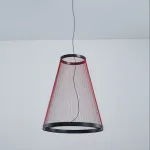 Подвесной светильник Array A H70 Red с плафонами из нитей от Vinsa