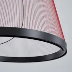 Подвесной светильник Array A H110/D55 Red с плафонами из нитей от Vinsa