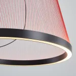 Подвесной светильник Array A H110/D83 Red с плафонами из нитей от Vinsa