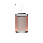 Подвесной светильник Array B H110/D83 Red с плафонами из нитей от Vinsa
