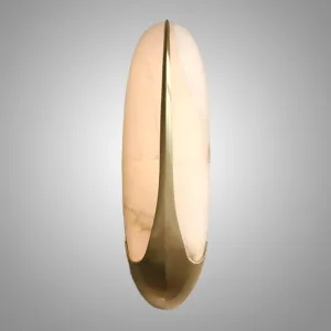 Настенный светильник Vesica Gold Натуральный мрамор