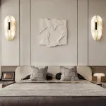 Настенный светильник Split Marble с плафонами из мрамора от VINSA