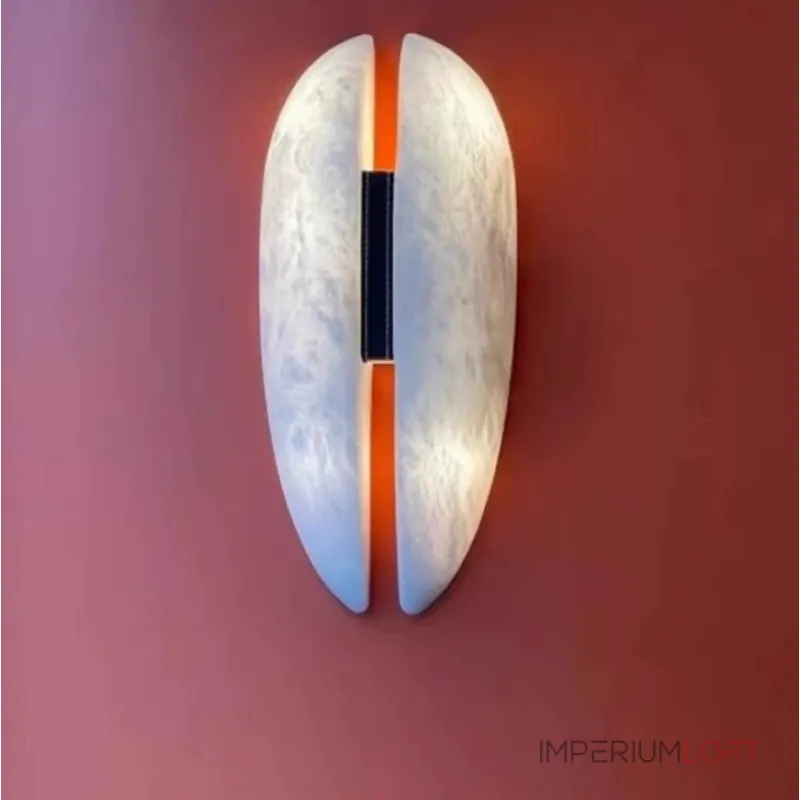 Настенный светильник Split Marble с плафонами из мрамора от VINSA Настенный светильник Split Marble с плафонами из мрамора от VINSA