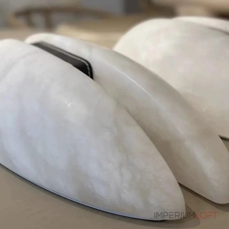 Настенный светильник Split Marble с плафонами из мрамора от VINSA Настенный светильник Split Marble с плафонами из мрамора от VINSA