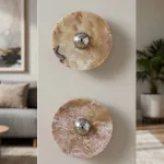 Настенный светильник Core Marble D30 с мраморным плафоном от VINSA