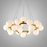 Подвесная люстра Milk Bubble Round Chandelier D70