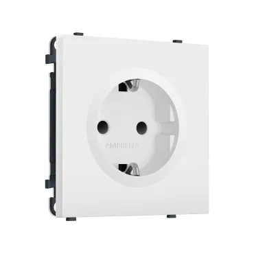 Комплект механизма электрической розетки с/з со шторками Ambrella Volt SIGMA MS827010 Комплект механизма электрической розетки с/з со шторками Ambrella Volt SIGMA MS827010