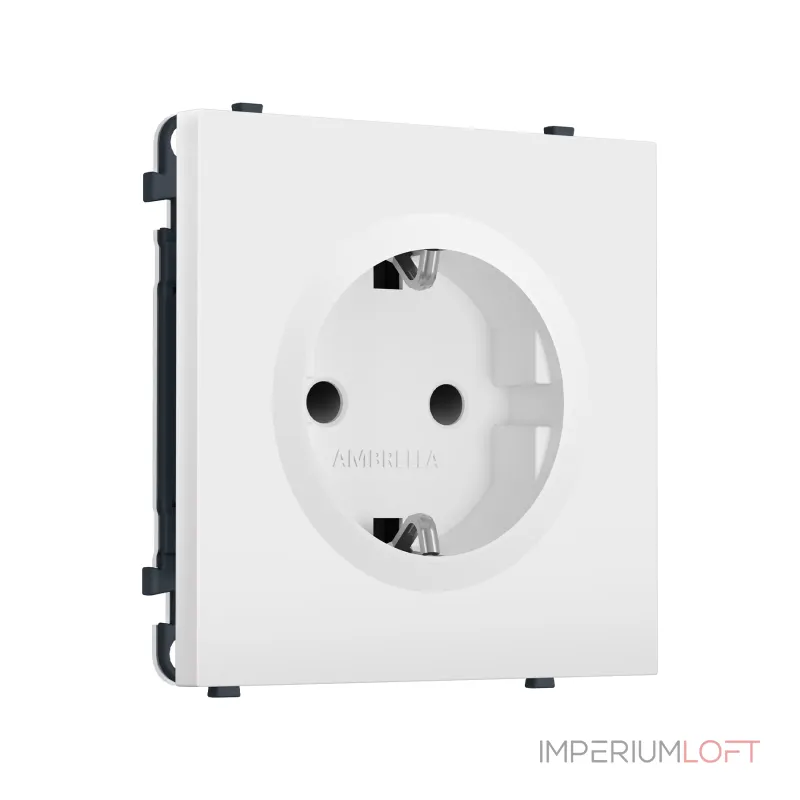 Комплект механизма электрической розетки с/з со шторками Ambrella Volt SIGMA MS827010 Комплект механизма электрической розетки с/з со шторками Ambrella Volt SIGMA MS827010