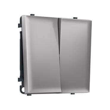 Комплект механизма 2-клавишного проходного выключателя Ambrella Volt SIGMA MS503020 Комплект механизма 2-клавишного проходного выключателя Ambrella Volt SIGMA MS503020
