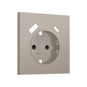 Лицевая панель для электрической розетки с заземлением со шторками 2USB A+C Ambrella Volt SIGMA SP3700 Лицевая панель для электрической розетки с заземлением со шторками 2USB A+C Ambrella Volt SIGMA SP3700