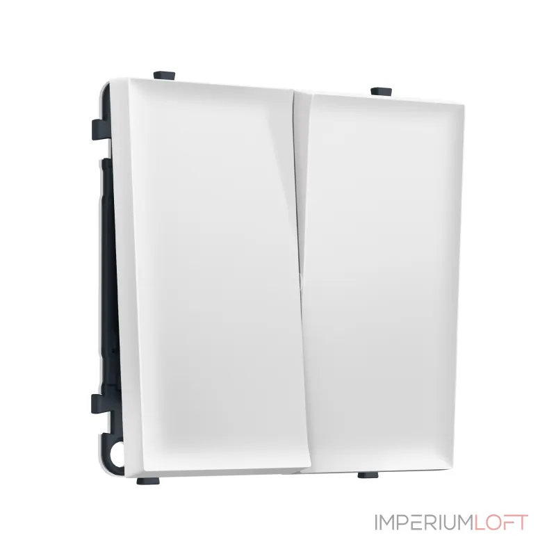 Комплект механизма 2-клавишного проходного выключателя Ambrella Volt SIGMA MS823020 Комплект механизма 2-клавишного проходного выключателя Ambrella Volt SIGMA MS823020