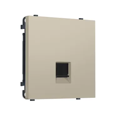Комплект механизма компьютерной розетки RJ-45 с защитной шторкой Ambrella Volt SIGMA MS352010