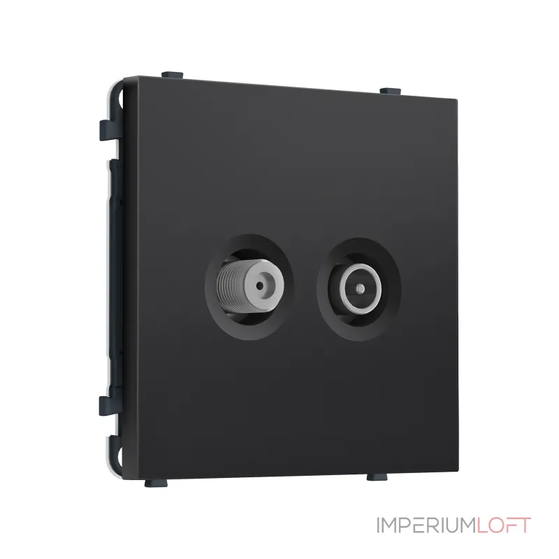 Комплект механизма розетки TV оконечной + SAT Ambrella Volt SIGMA MS813310 Комплект механизма розетки TV оконечной + SAT Ambrella Volt SIGMA MS813310