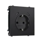 Комплект механизма электрической розетки 2USB С+C 20W (быстрая зарядка) с/з со шторками Ambrella Volt SIGMA MS810510