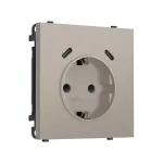 Комплект механизма электрической розетки 2USB С+C 20W (быстрая зарядка) с/з со шторками Ambrella Volt SIGMA MS370510