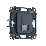 Механизм компьютерной розетки RJ-45 (8P8C) CAT6A 1000 Base-T экранированной с автоматической защитной шторкой Ambrella Volt VM PR185
