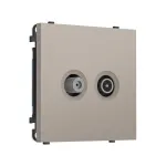Комплект механизма розетки TV оконечной + SAT Ambrella Volt SIGMA MS373310