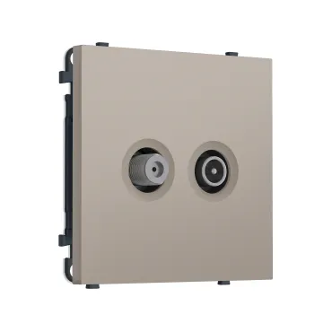 Комплект механизма розетки TV оконечной + SAT Ambrella Volt SIGMA MS373310