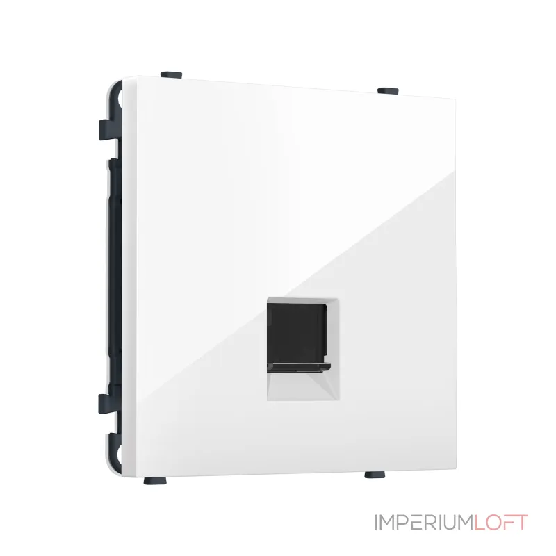 Комплект механизма компьютерной розетки RJ-45 с защитной шторкой Ambrella Volt SIGMA MS112010