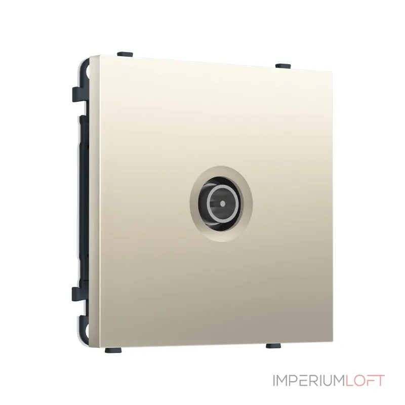 Комплект механизма TV розетки оконечной экранированной Ambrella Volt SIGMA MS553005 Комплект механизма TV розетки оконечной экранированной Ambrella Volt SIGMA MS553005