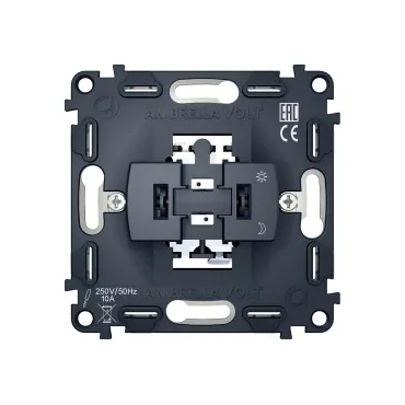 Механизм 1-клавишного выключателя с самовозвратом 10A-250V Ambrella Volt VM113