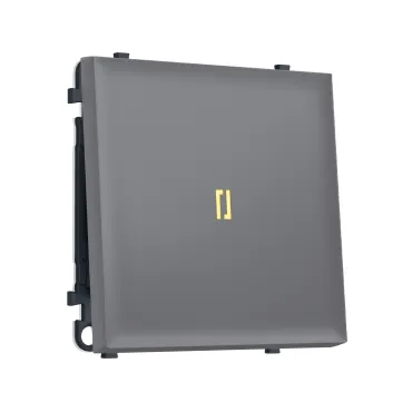 Комплект механизма 1-клавишного выключателя с подсветкой 3200K Ambrella Volt SIGMA MS862010