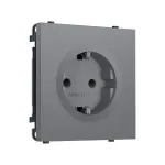 Комплект механизма электрической розетки с/з со шторками Ambrella Volt SIGMA MS867010