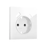 Лицевая панель для электрической розетки с заземлением со шторками 2USB A+C Ambrella Volt SIGMA SP1100