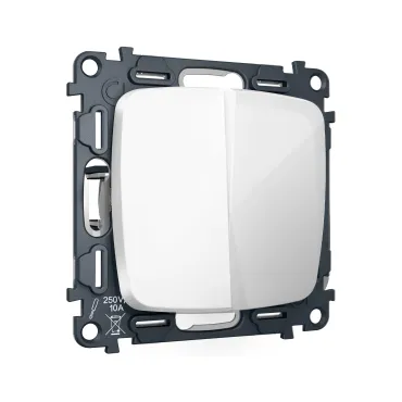 Комплект механизма 2-кл выключателя с самовозвратом Ambrella Volt OMEGA MO103050 Комплект механизма 2-кл выключателя с самовозвратом Ambrella Volt OMEGA MO103050