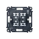 Механизм 2-клавишного выключателя с самовозвратом 10A-250V Ambrella Volt VM129