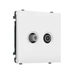 Комплект механизма розетки TV оконечной + SAT Ambrella Volt SIGMA MS833310