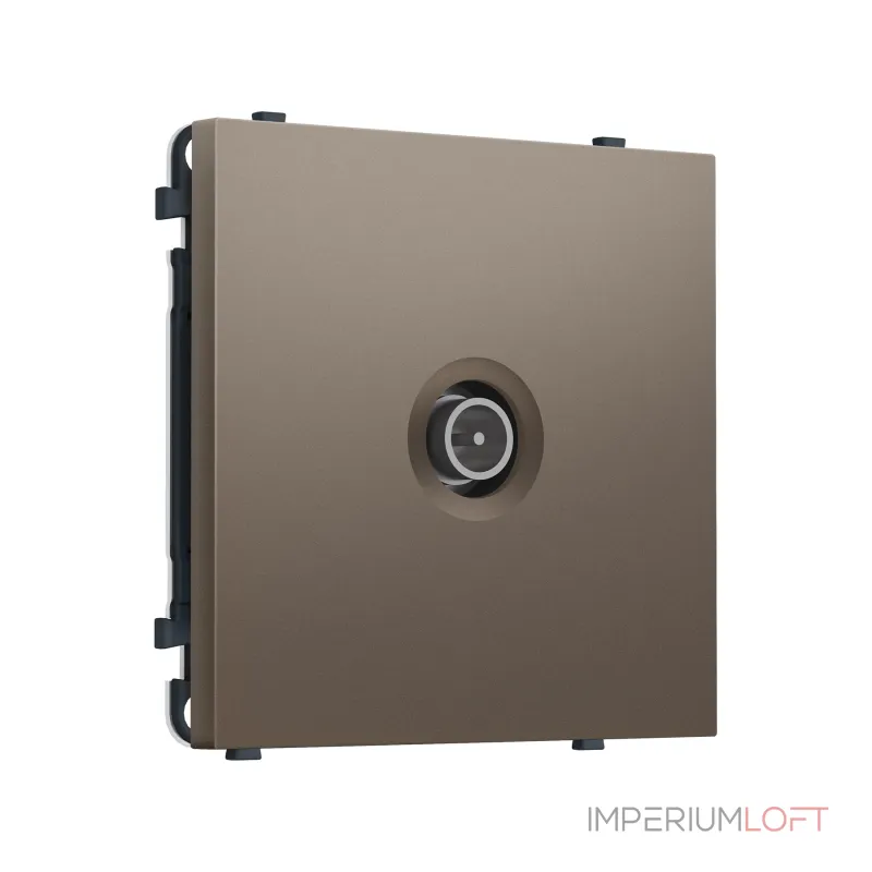 Комплект механизма TV розетки оконечной экранированной Ambrella Volt SIGMA MS643005