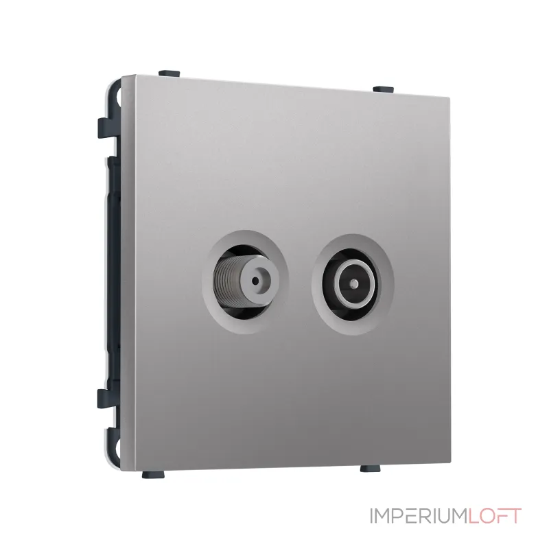 Комплект механизма розетки TV оконечной + SAT Ambrella Volt SIGMA MS513310