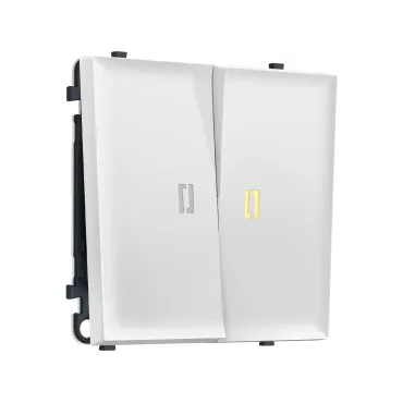 Комплект механизма 2-клавишного выключателя с подсветкой 3200K Ambrella Volt SIGMA MS824010