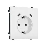 Комплект механизма электрической розетки 2USB С+C 20W (быстрая зарядка) с/з со шторками Ambrella Volt SIGMA MS830510