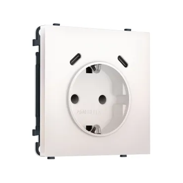 Комплект механизма электрической розетки 2USB С+C 20W (быстрая зарядка) с/з со шторками Ambrella Volt SIGMA MS210510