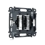 Механизм 2-клавишного выключателя с самовозвратом 10A-250V Ambrella Volt VM129