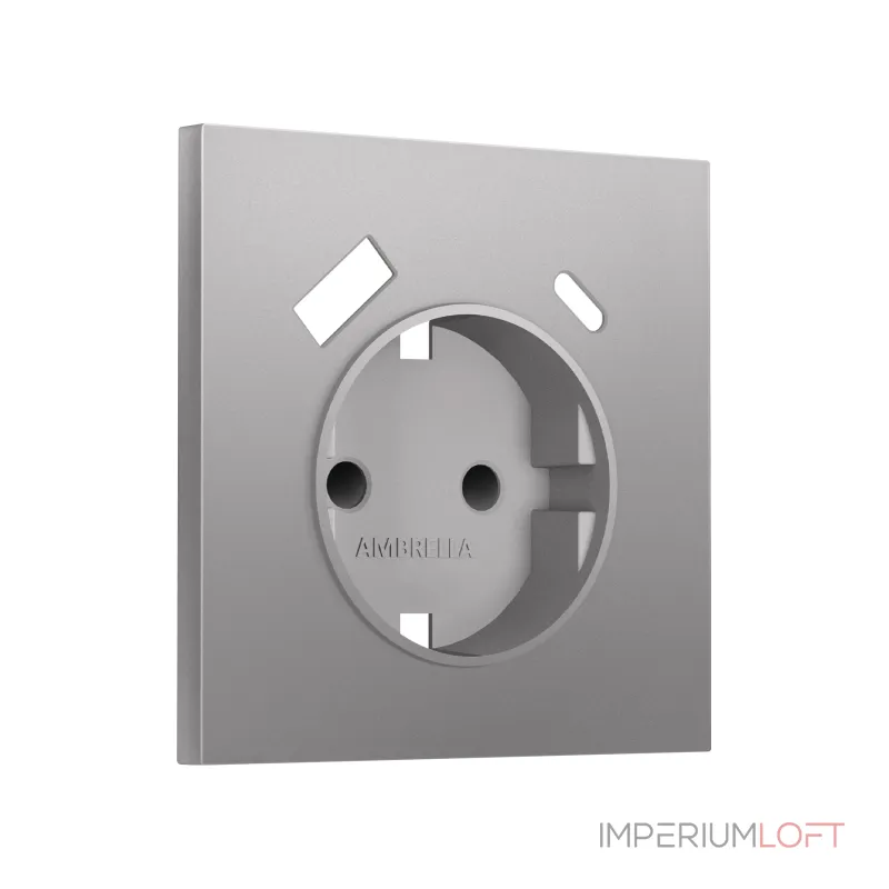 Лицевая панель для электрической розетки с заземлением со шторками 2USB A+C Ambrella Volt SIGMA SP5100 Лицевая панель для электрической розетки с заземлением со шторками 2USB A+C Ambrella Volt SIGMA SP5100