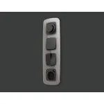 Комплект механизма 1-кл выключателя с самовозвратом с подсветкой 10000K Ambrella Volt OMEGA MO901050