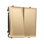 Комплект механизма 2-клавишного проходного выключателя Ambrella Volt SIGMA MS883020