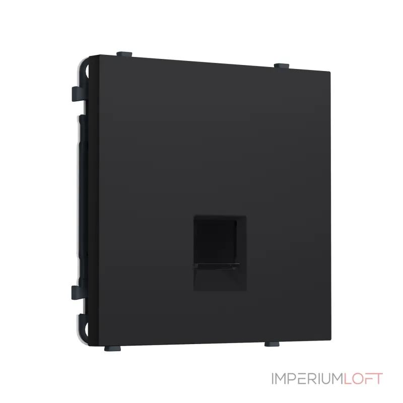 Комплект механизма телефонной розетки RJ-11 с защитной шторкой Ambrella Volt SIGMA MS992030