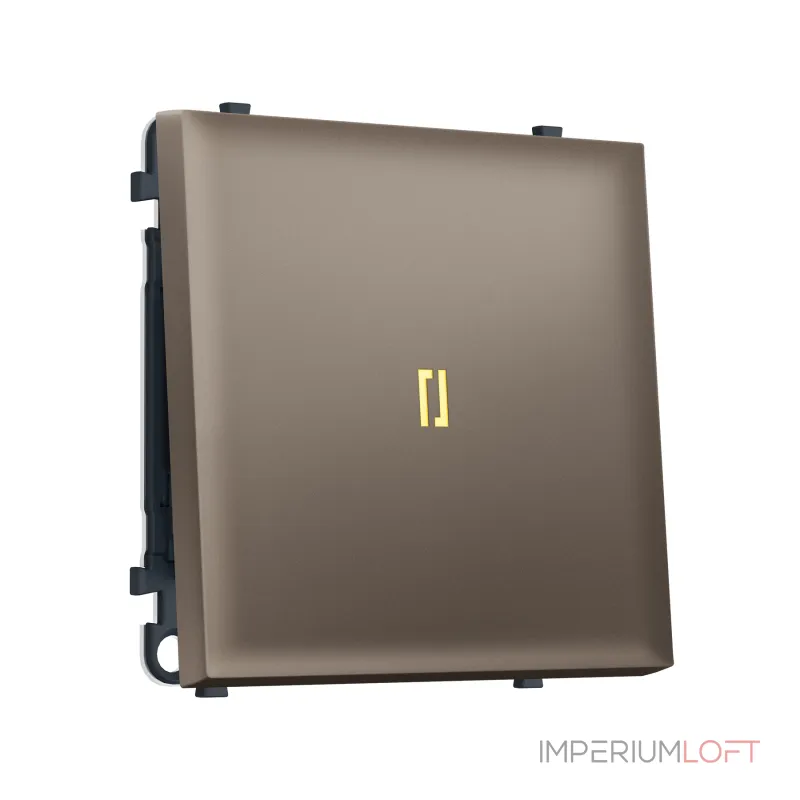 Комплект механизма 1-клавишного выключателя с подсветкой 3200K Ambrella Volt SIGMA MS632010