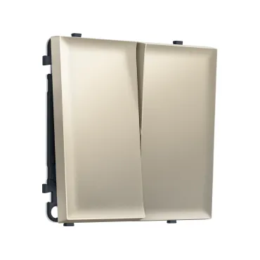 Комплект механизма 2-клавишного выключателя с самовозвратом Ambrella Volt SIGMA MS543050