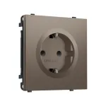 Комплект механизма электрической розетки с/з со шторками Ambrella Volt SIGMA MS637010