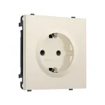 Комплект механизма электрической розетки с/з со шторками Ambrella Volt SIGMA MS327010
