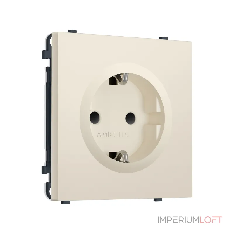 Комплект механизма электрической розетки с/з со шторками Ambrella Volt SIGMA MS327010 Комплект механизма электрической розетки с/з со шторками Ambrella Volt SIGMA MS327010