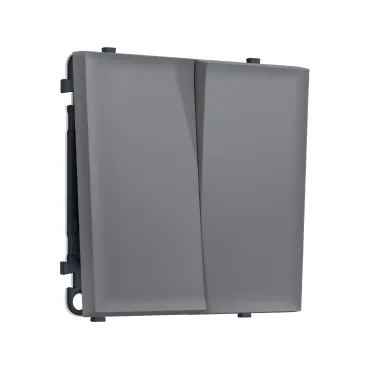 Комплект механизма 2-клавишного выключателя с самовозвратом Ambrella Volt SIGMA MS863050