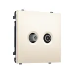 Комплект механизма розетки TV оконечной + SAT Ambrella Volt SIGMA MS253310