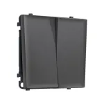 Комплект механизма 2-клавишного выключателя Ambrella Volt SIGMA MS653010
